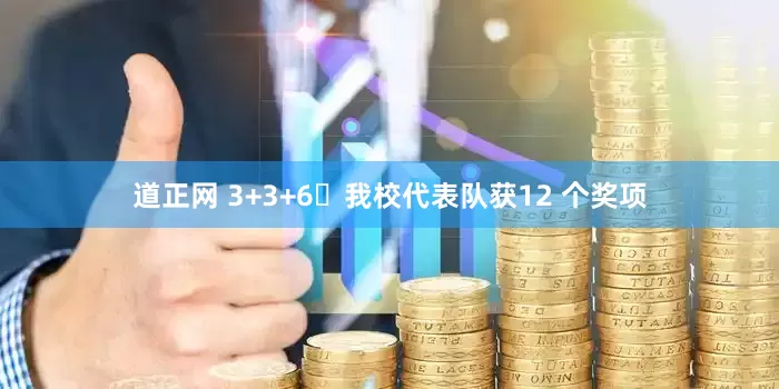 道正网 3+3+6️我校代表队获12 个奖项