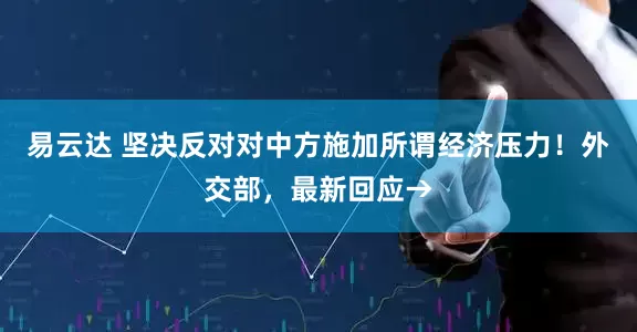 易云达 坚决反对对中方施加所谓经济压力！外交部，最新回应→